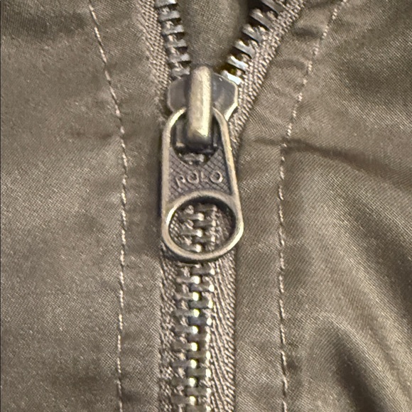 Kids Vintage Polo By Ralph Lauren Windbreaker Jacket Size 6 Olive Green - Picture 3 of 9